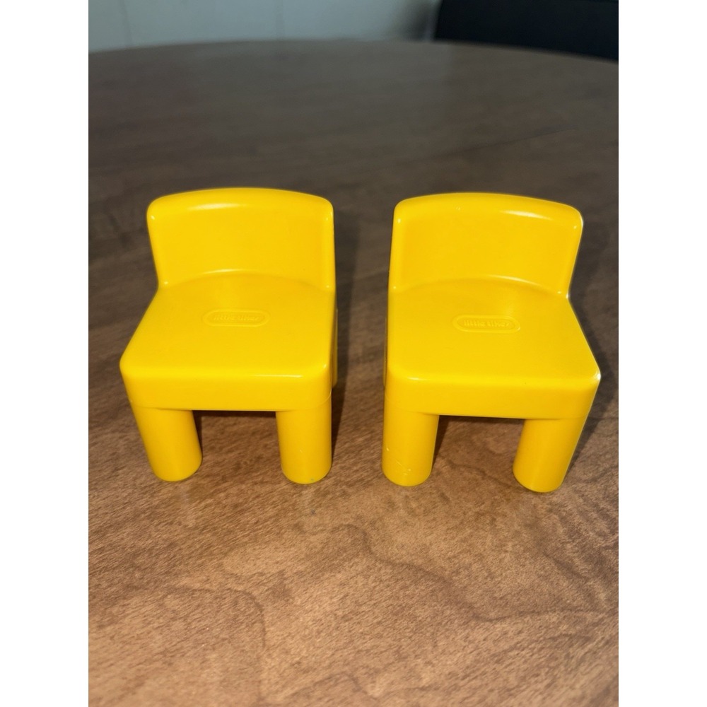 Vintage Little Tikes Dollhouse Doll House Yellow Chair Lot